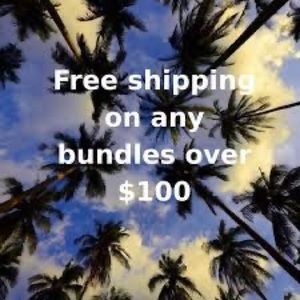 Make a bundle over $100 I’ll send offer with free ship